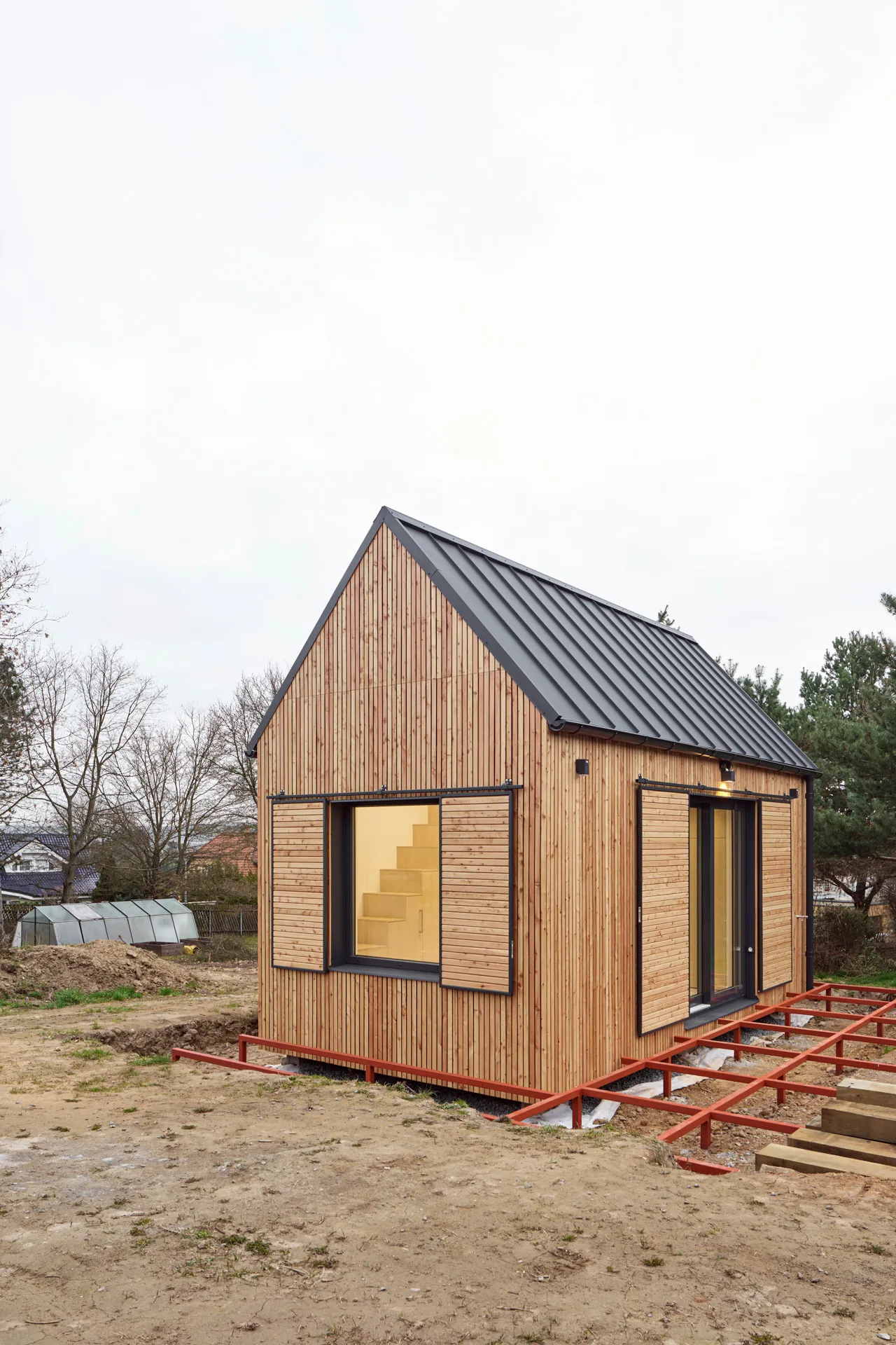 Davathors modul Hideaway - pohled z venku ze strany