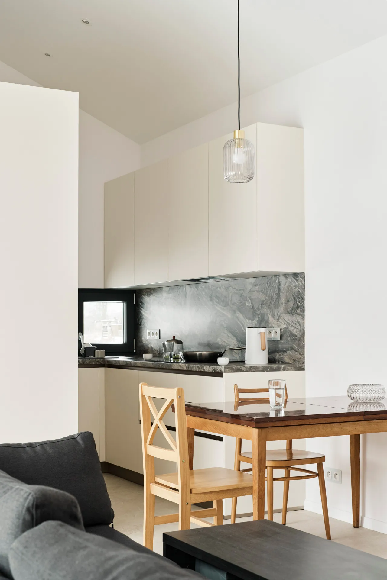 Oaza Davathors Houses, kuchyn a obyvaci pokoj