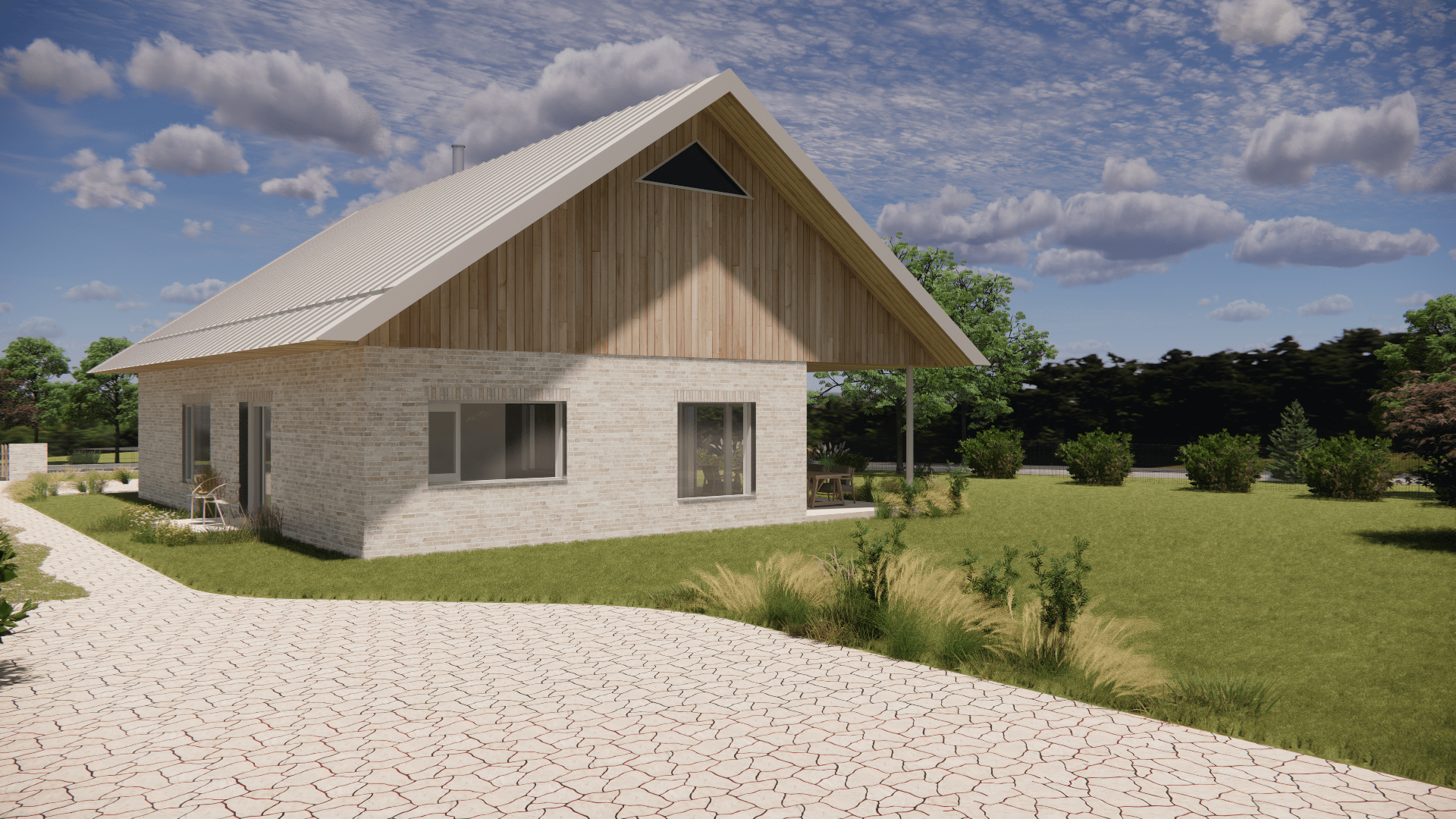 Belvedere příjezdová cesta