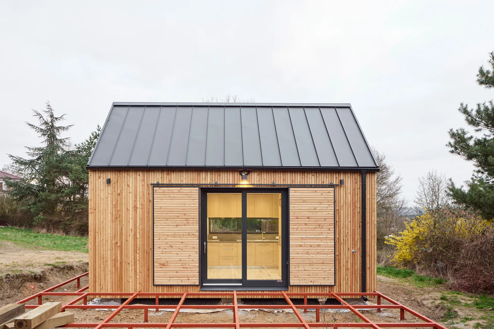 Davathors modul Hideaway - pohled z venku ze předu