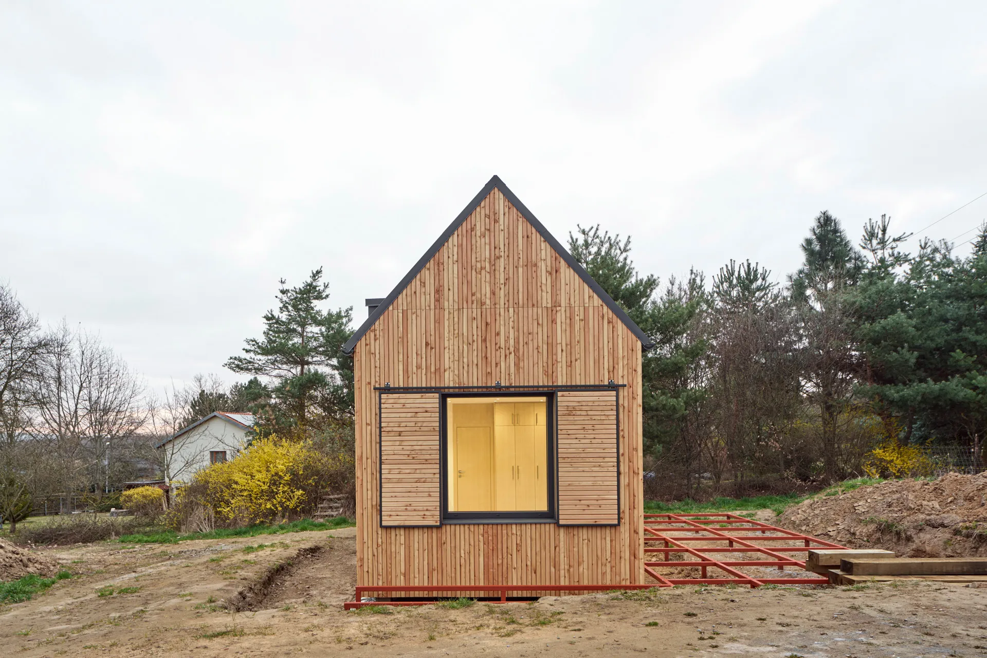 Davathors modul Hideaway - pohled z venku z boku