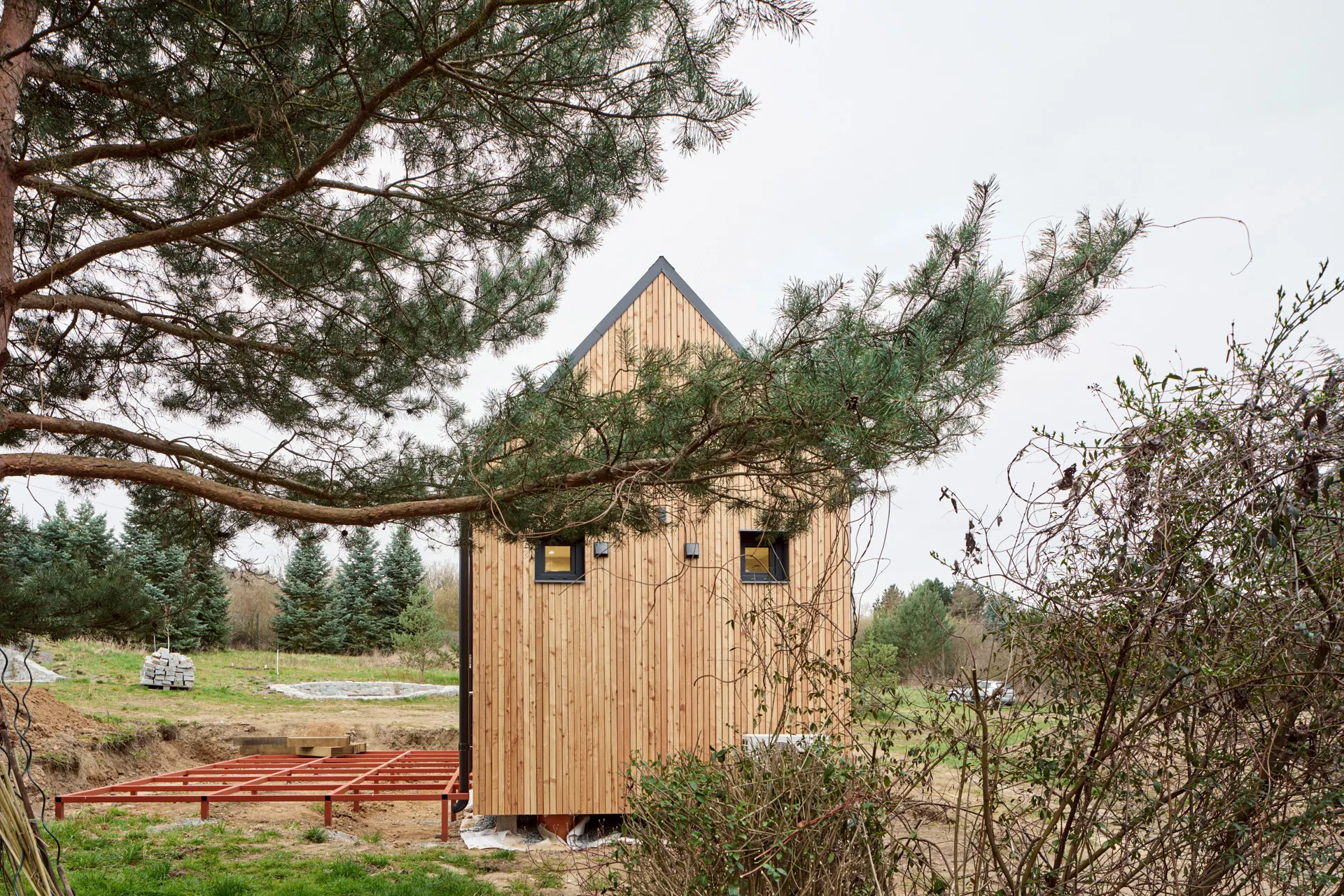 Davathors modul Hideaway - pohled z venku z boku