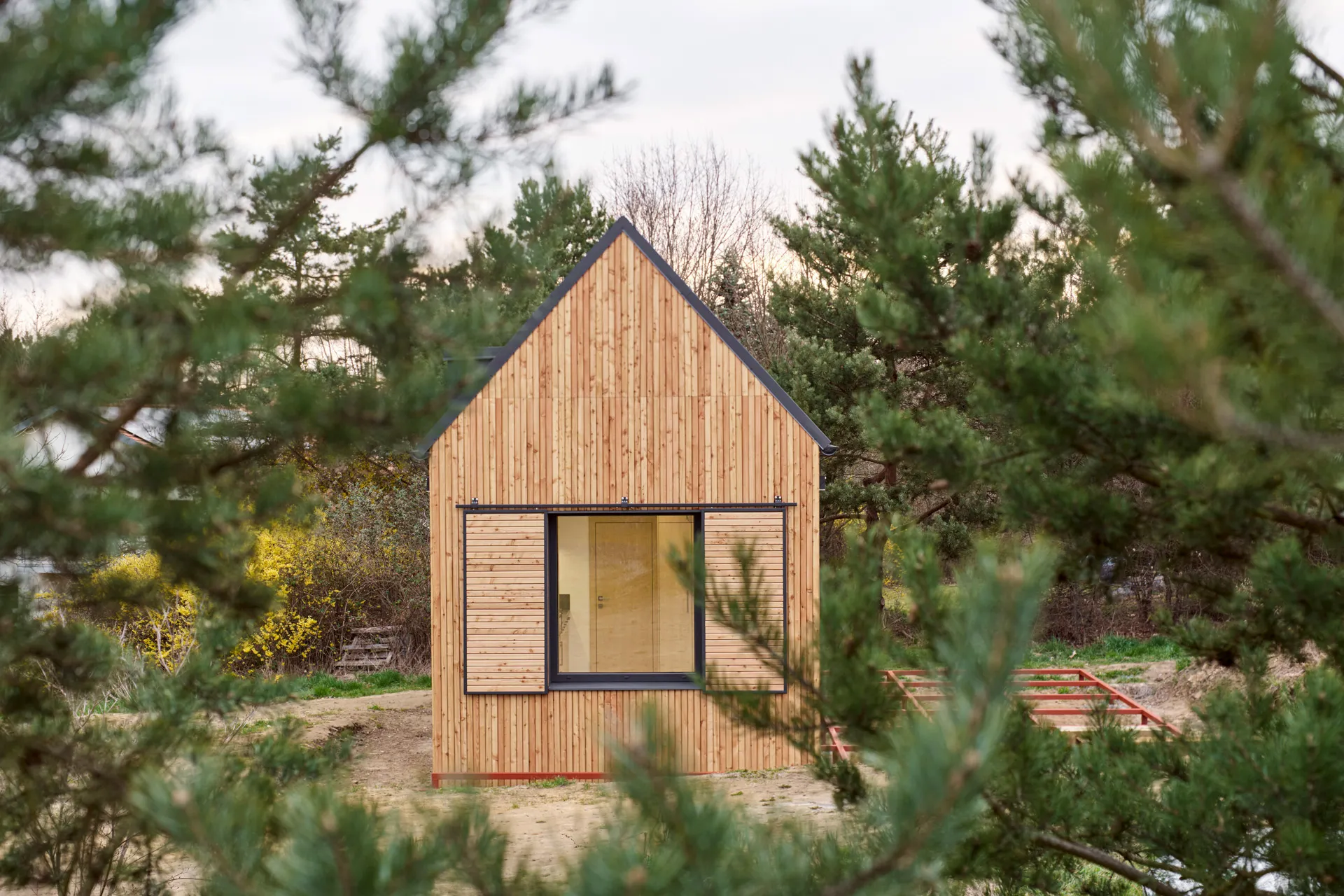 Davathors modul Hideaway - pohled z venku ze strany