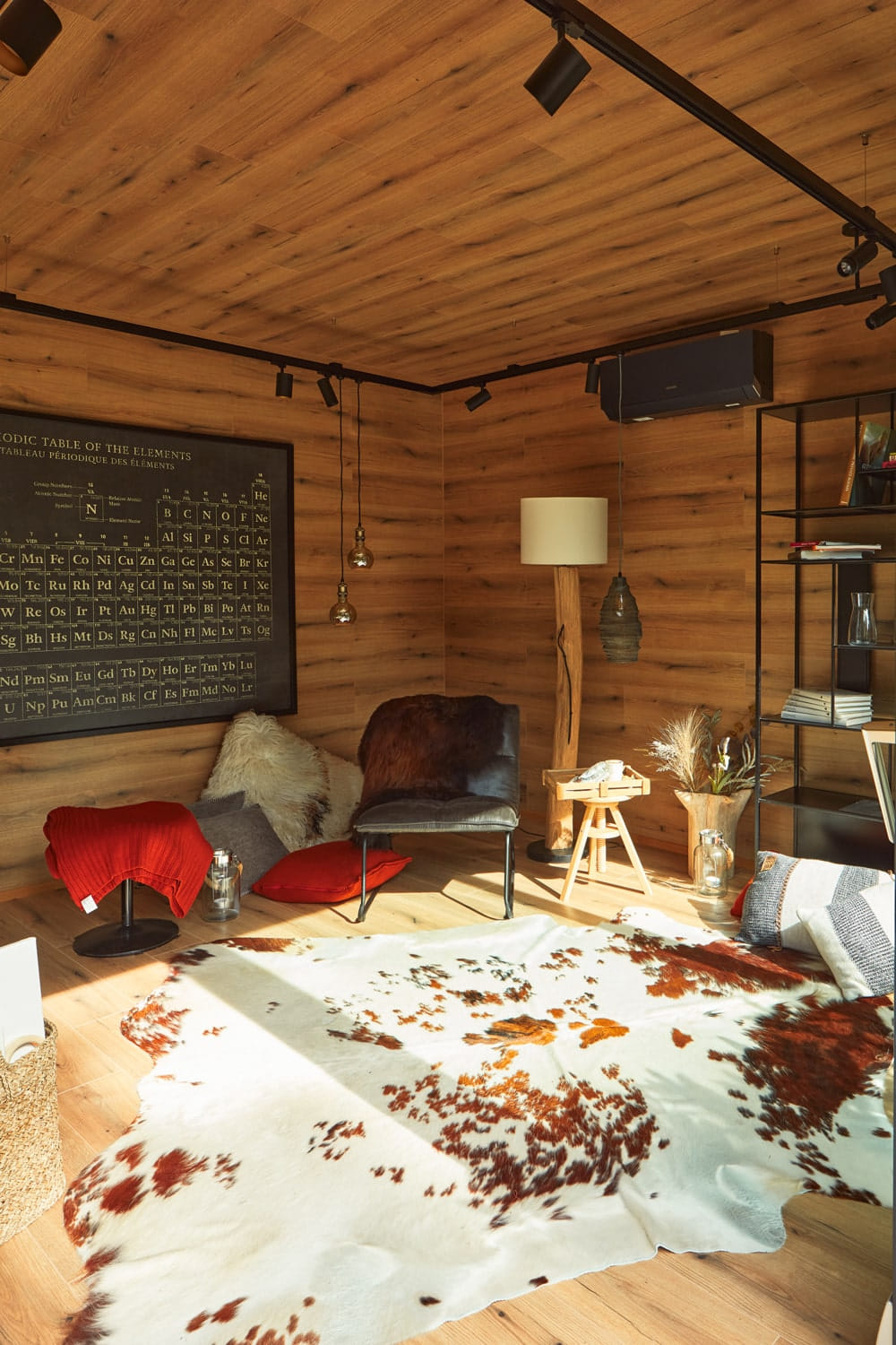 Modul Hideaway vnitřek pohled na tabuli a roh